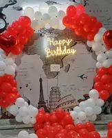 Balloon & flower decoration ring for birthday party for kids ,wedding, function, anniversary ,meetings, festivals, new year,